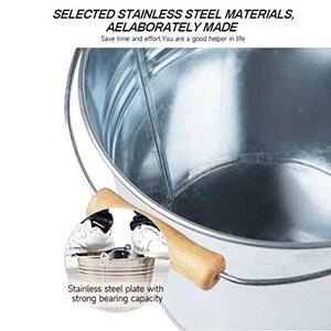 vintage metal bucket