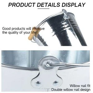 metal buckets with handles